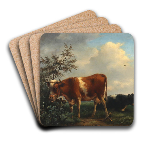 Khe Auf Der Weide by Dirk Van Lokhorst Art Drink Coaster set