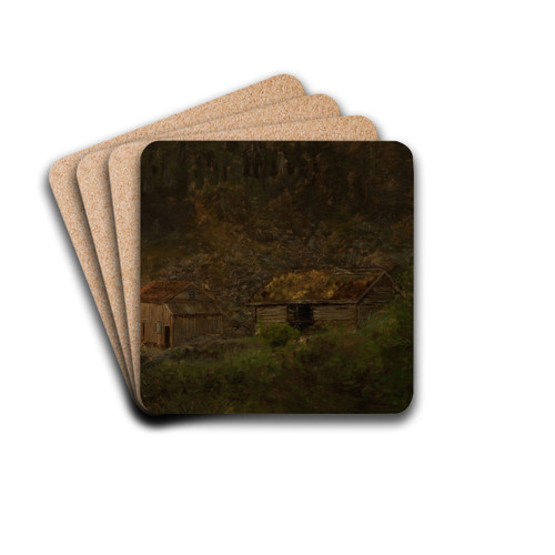 Holtet, Mandal by Amaldus Nielsen Drink Coasters - set of 4