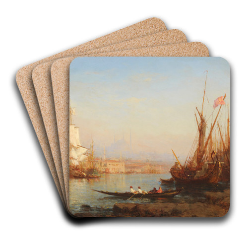 Le Bosphore by Flix Ziem Art Drink Coaster set
