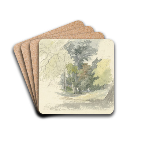 A Woodland Glade by Robert Hills Drink Coasters - set of 4