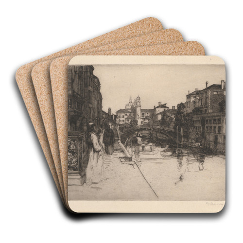 Venetian Convent by David Young Cameron Art Drink Coaster set