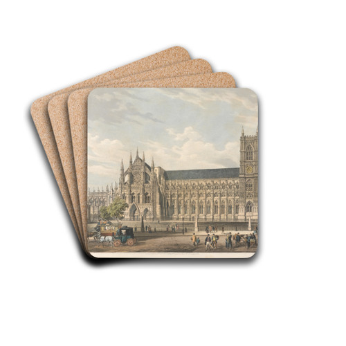 Westminster Abbey by Edmund Walker Drink Coasters - set of 4