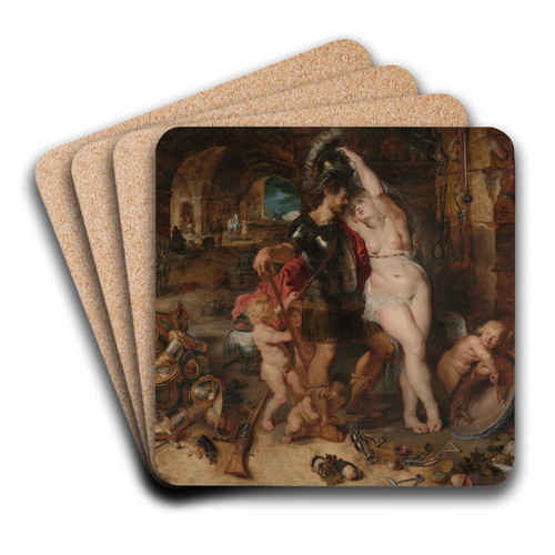 The Return From War,Mars Disarmed By Venus by Peter Paul Rubens Art Drink Coaster set The Return From War,Mars Disarmed By Venus by Peter Paul Rubens Art Drink Coaster set
