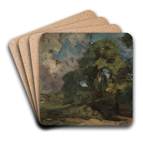 Stoke-by-Nayland by John Constable Art Drink Coaster set