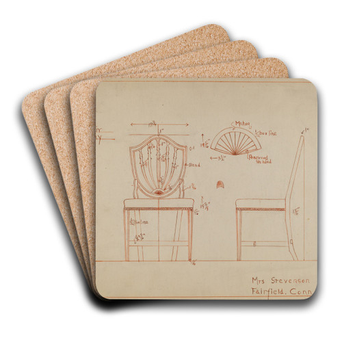 Chair by American 20th Century Art Drink Coaster set