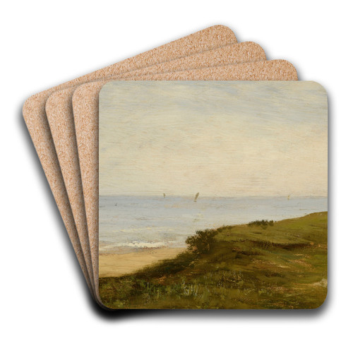 Cte normande by Auguste Pointelin Art Drink Coaster set