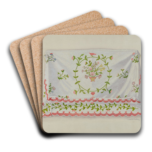 Quilt by Frank Gutting Art Drink Coaster set