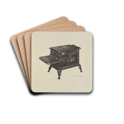 Stove by Sarkis Erganian Drink Coasters - set of 4