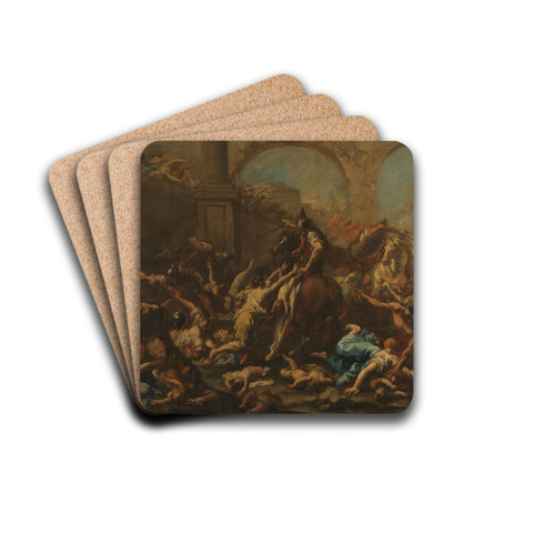 Massacre of the Innocents by Alessandro Magnasco Drink Coasters - set of 4