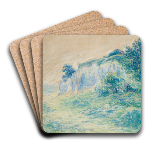 Falaises  Pantin by Claude Emile Schuffenecker Art Drink Coaster set