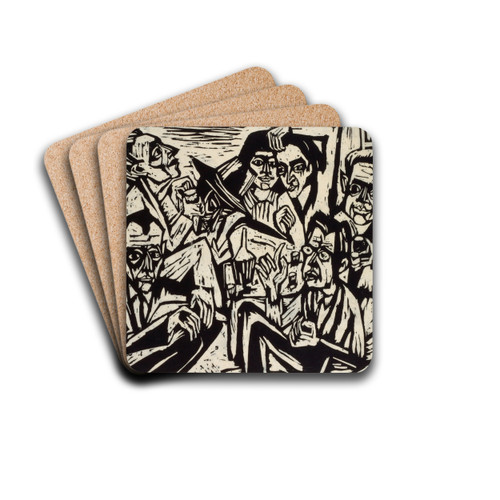 Atelierfest by Hermann Scherer Drink Coasters - set of 4