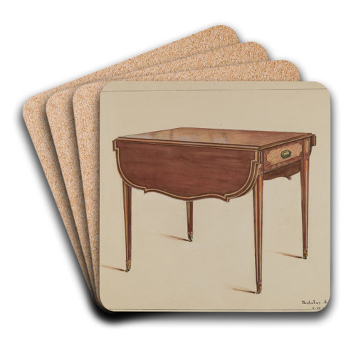 Table (Drop-leaf) by Nicholas Acampora Art Drink Coaster set Table (Drop-leaf) by Nicholas Acampora Art Drink Coaster set