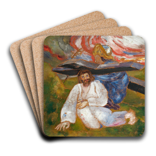 Christ by Ernst Josephson Art Drink Coaster set