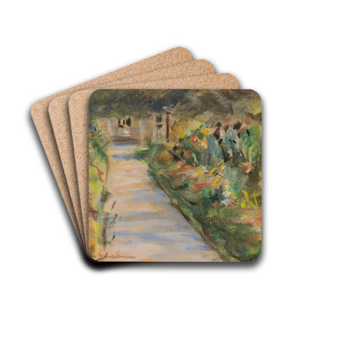 Der Nutzgarten in Wannsee nach Sdosten by Max Liebermann Drink Coasters - set of 4