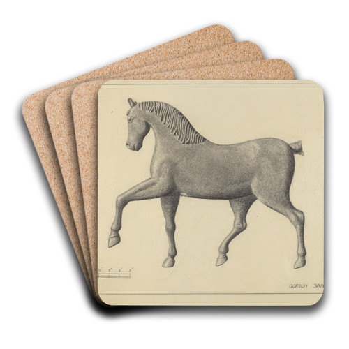 Horse Weather Vane by Gordon Sanborn Art Drink Coaster set