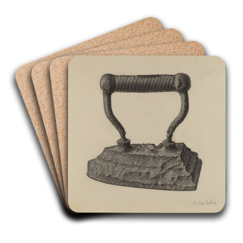 Flatiron by Maurice Van Felix Art Drink Coaster set