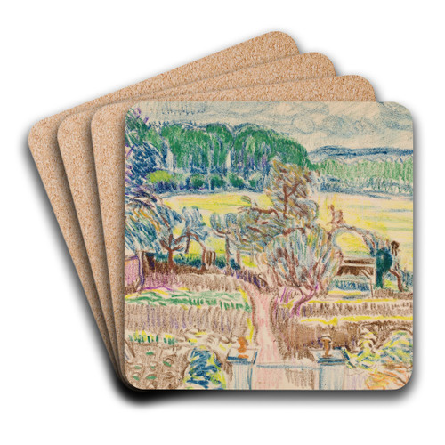 Puutarha by Magnus Enckell Art Drink Coaster set