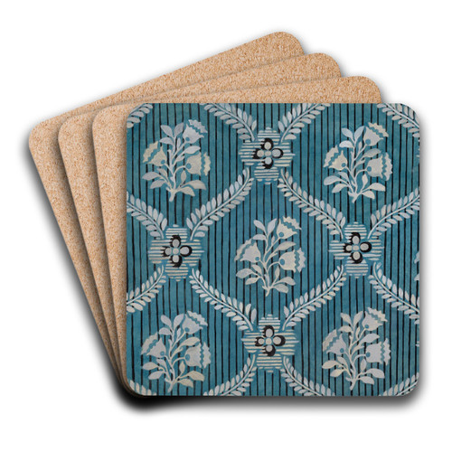 Wall Paper by Helen Hobart Art Drink Coaster set