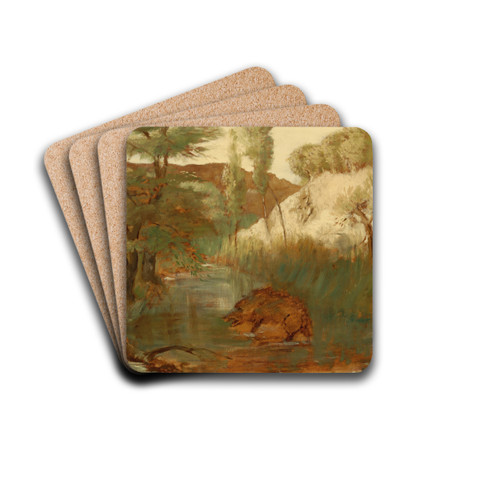 Le sanglier by Edgar Degas Drink Coasters - set of 4
