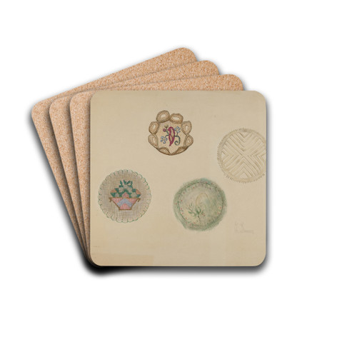 Love Tokens by Charles Bowman Drink Coasters - set of 4