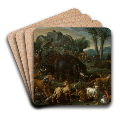 Noah's Ark by Cajetan Roos Art Drink Coaster set