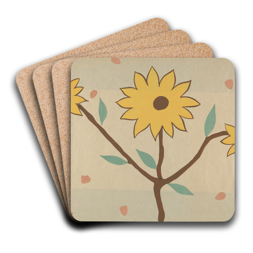 Colcha by Majel G. Claflin Art Drink Coaster set