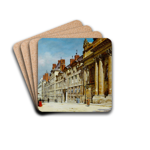 La Sorbonne by Paul-Joseph-Victor Dargaud Drink Coasters - set of 4