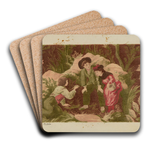 Tapestry by Pearl Gibbo Art Drink Coaster set