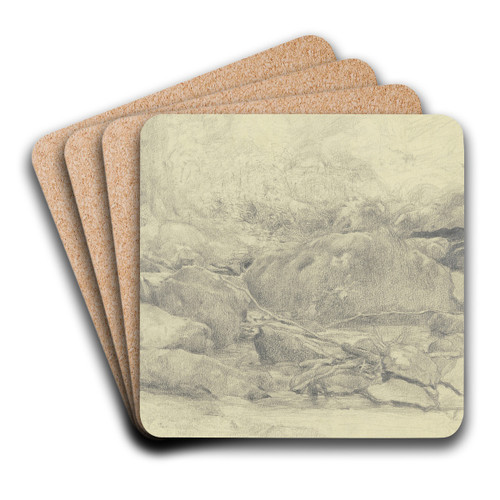 Waldbach by Peter Burnitz Art Drink Coaster set