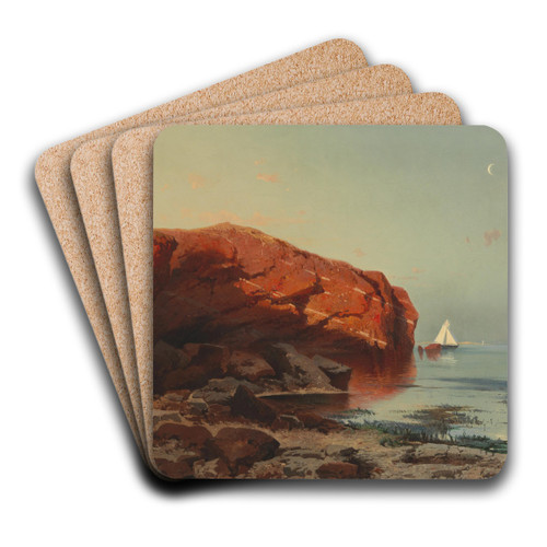Motiv aus Helgoland by August Schaeffer von Wienwald Art Drink Coaster set Motiv aus Helgoland by August Schaeffer von Wienwald Art Drink Coaster set