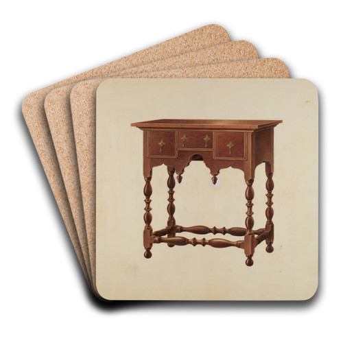 Lowboy by Isidore Sovensky Art Drink Coaster set