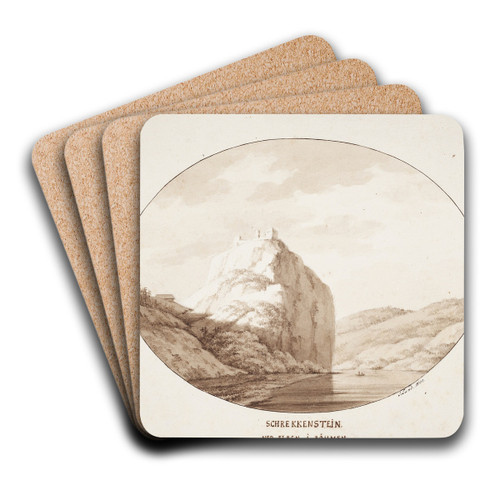 Schrekkenstein by Johan Ludvig Lund Art Drink Coaster set