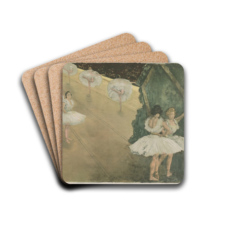 Ballet Dancers by Alexandre Lunois Drink Coasters - set of 4 Ballet Dancers by Alexandre Lunois Drink Coasters - set of 4