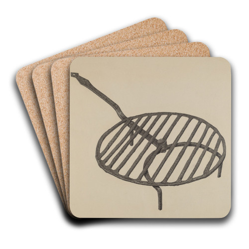 Gridiron by Salvatore Borrazzo Art Drink Coaster set