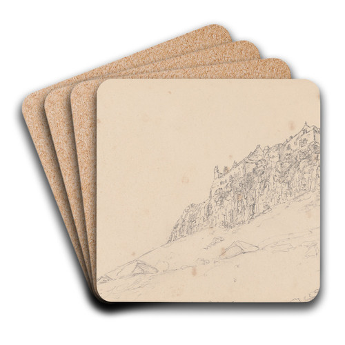 Stirling Castle, Scotland by James Moore Art Drink Coaster set