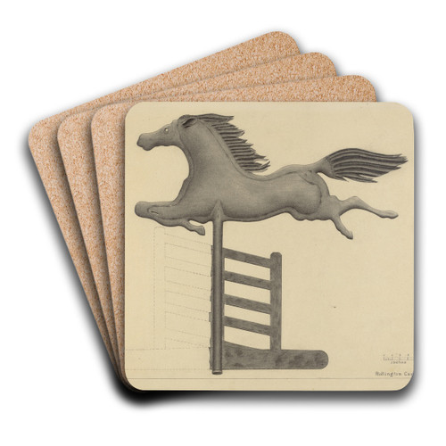 Weather Vane by Rollington Campbell Art Drink Coaster set Weather Vane by Rollington Campbell Art Drink Coaster set