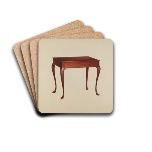 Tea Table by Isadore Goldberg Drink Coasters - set of 4