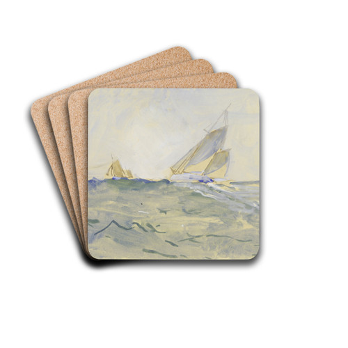 Choppy sea by Ulrich Hbner Drink Coasters - set of 4