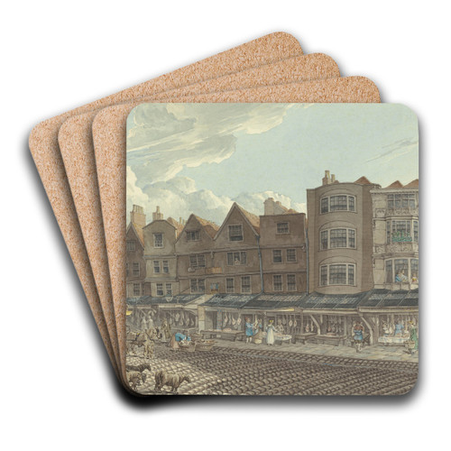 Aldgate by Robert Bremmel Schnebbelie Art Drink Coaster set