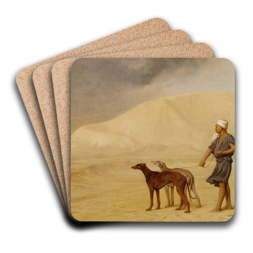 On the Desert by Jean-Lon Grme Art Drink Coaster set