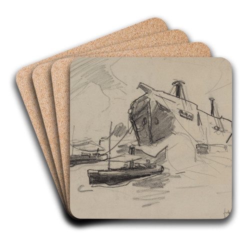 The Last Journey by Frans Hens Art Drink Coaster set