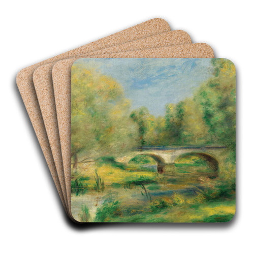 Paysage by Pierre-Auguste Renoir Art Drink Coaster set