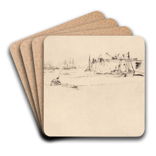 Breaking up of the 'Great Eastern' #2 by Sir Frank Short Art Drink Coaster set Breaking up of the 'Great Eastern' #2 by Sir Frank Short Art Drink Coaster set