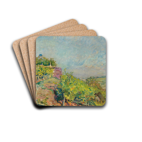 Grape harvest at Neukastel by Max Slevogt Drink Coasters - set of 4