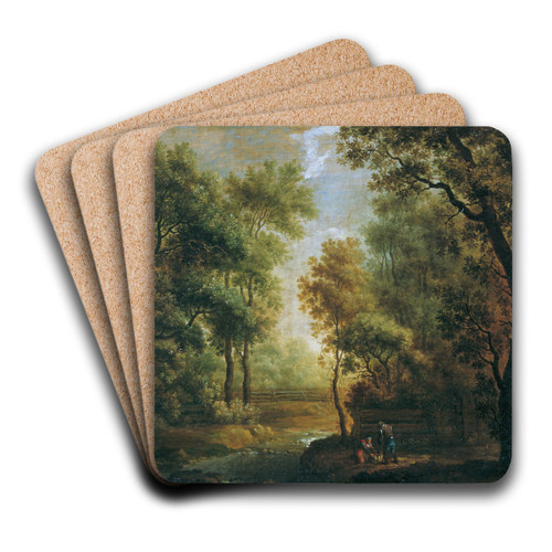 Baumlandschaft by Johann Evangelist Dorfmeister Art Drink Coaster set