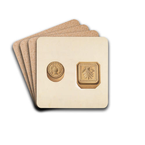 Butter Molds by Robert Pohle Drink Coasters - set of 4