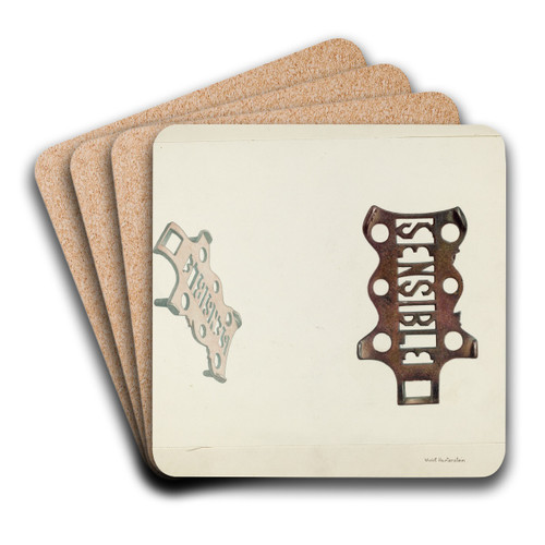 Trivet by Violet Hartenstein Art Drink Coaster set