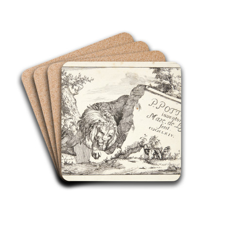 Titelblad til Lver by Marcus de Bye Drink Coasters - set of 4