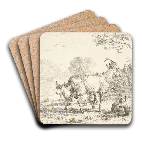 Fire geder by Karel Dujardin Art Drink Coaster set