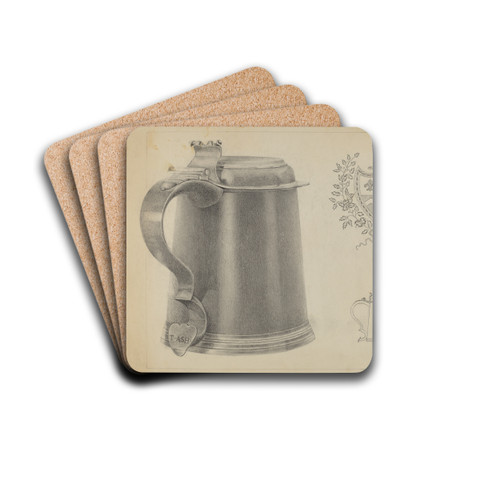Silver Tankard by Joseph Rothenberg Drink Coasters - set of 4